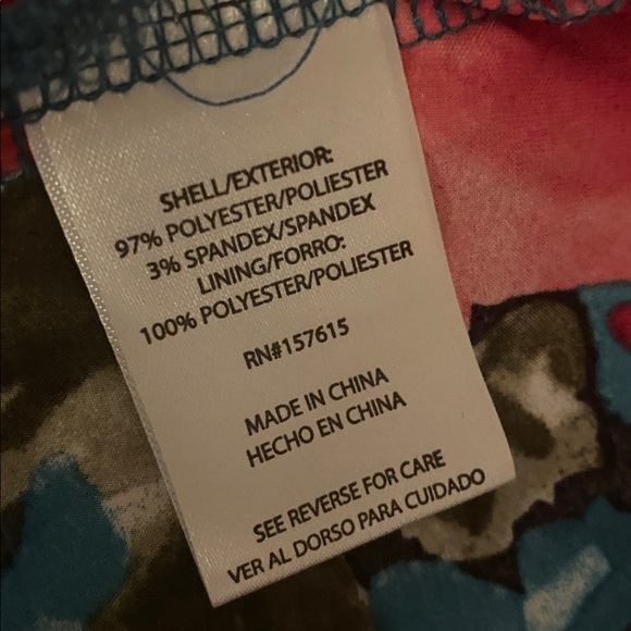 Nicole Miller size small floral maxi dress with a shelf bra - Picture 10 of 10